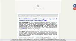 Desktop Screenshot of drzwiwitex.pl